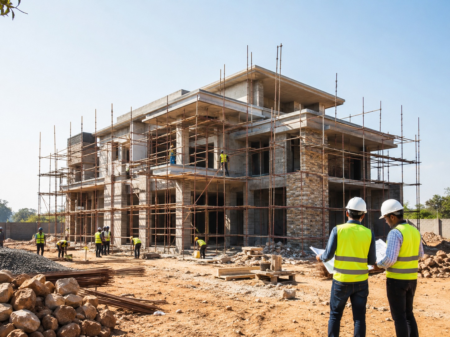 Mixed-use property development under construction at Lot 18 of Dornfontein